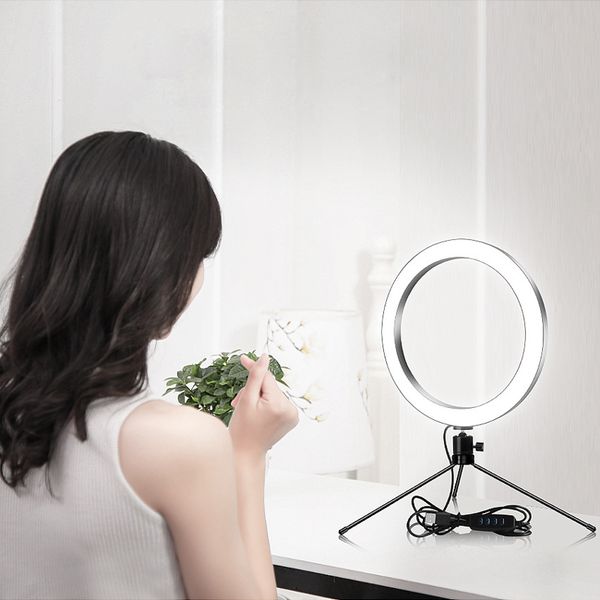 16cm-26cm usb interface dimmable led selfie ring light camera phone pgraphy video makeup lamp with tripod phone clip holder
16cm-26cm usb interface dimmable led selfie ring light camera phone pgraphy video makeup lamp with tripod phone clip holder