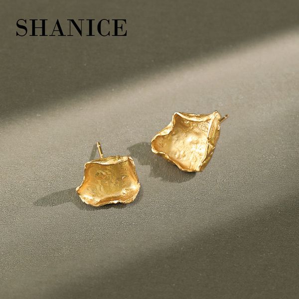 shanice s925 sterling silver earrings for women travel gift vintage cute asymmetry ancient folds stud earrings ear jewelry gift, Golden;silver
shanice s925 sterling silver earrings for women travel gift vintage cute asymmetry ancient folds stud earrings ear jewelry gift, Golden;silver