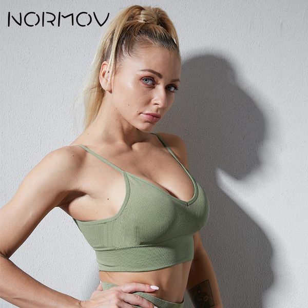 gym clothing normov seamless yoga bra for women beauty back no wire bras u-shaped underwear fitness lingerie mujer, White;black
gym clothing normov seamless yoga bra for women beauty back no wire bras u-shaped underwear fitness lingerie mujer, White;black