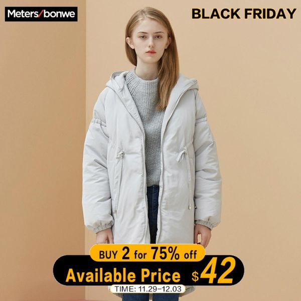 metersbonwe winter woman mid-length hooded jacket gray duck down female overcoat fashion simple warm outdoor down coat, Black
metersbonwe winter woman mid-length hooded jacket gray duck down female overcoat fashion simple warm outdoor down coat, Black