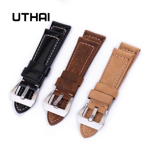 uthai z17 watchbands 20mm 22mm 24mm 26mm high-end retro calf leather watch band watch strap with genuine leather straps, Black;brown
uthai z17 watchbands 20mm 22mm 24mm 26mm high-end retro calf leather watch band watch strap with genuine leather straps, Black;brown