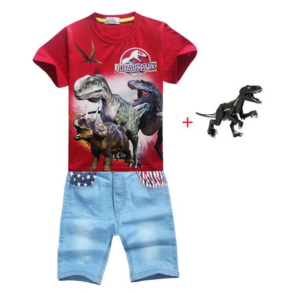 kids dinosaur summer boy cotton clothing sets jurassic short sleeve t-shirt jeans set boys cartoon pikaqiu baby sport suit, White
kids dinosaur summer boy cotton clothing sets jurassic short sleeve t-shirt jeans set boys cartoon pikaqiu baby sport suit, White