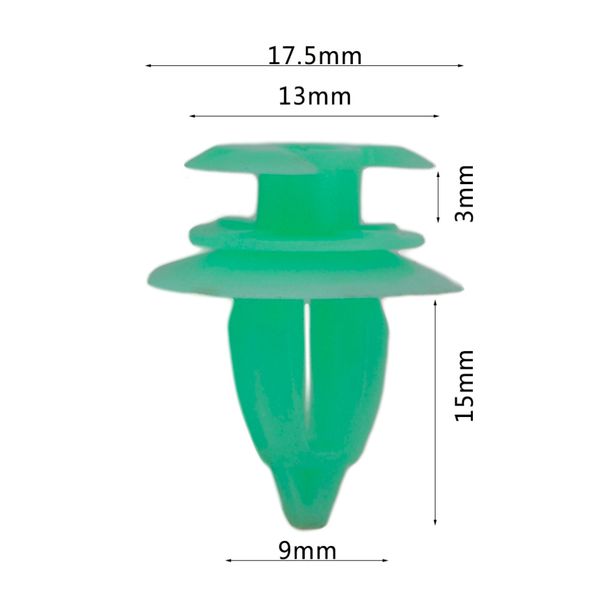 50pcs 14709 8mm green universal plastic material auto vehicle car bumper clips door bumper retainer fastener buckle for e39
50pcs 14709 8mm green universal plastic material auto vehicle car bumper clips door bumper retainer fastener buckle for e39