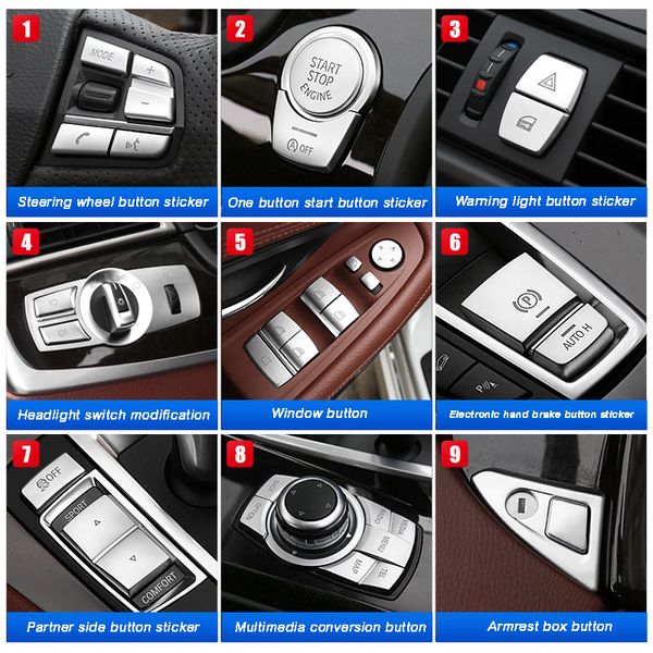 chrome abs car interior buttons sequins decoration cover trim decals for 5 series f10 f18 520 525 528 530 2011-17 car decora
chrome abs car interior buttons sequins decoration cover trim decals for 5 series f10 f18 520 525 528 530 2011-17 car decora