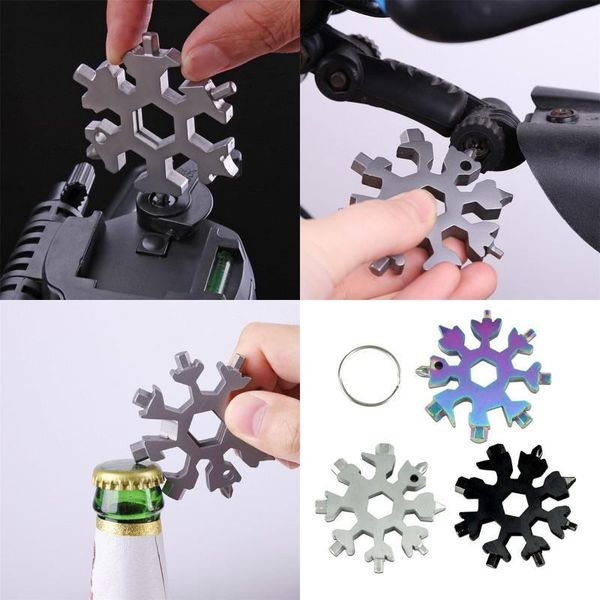 snowflake spanner 18 in 1 multifunctional hex wrench edc camping hiking tools outdoor survival wrench with key ring
snowflake spanner 18 in 1 multifunctional hex wrench edc camping hiking tools outdoor survival wrench with key ring