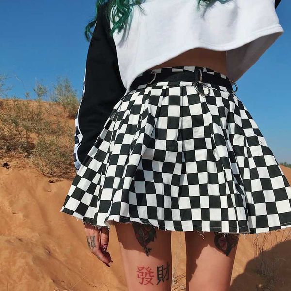 skirts black white plaid a-line mini skirt women summer ring detail skater high waist ball gown female mujer saia harajuku
skirts black white plaid a-line mini skirt women summer ring detail skater high waist ball gown female mujer saia harajuku