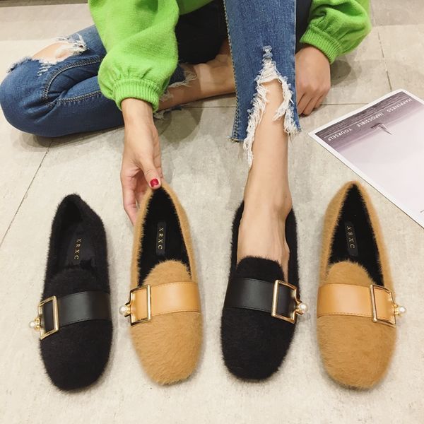 korean shoes large size women casual female sneakers loafers fur square toe flats autumn 2019 big size new winter dress fall, Black
korean shoes large size women casual female sneakers loafers fur square toe flats autumn 2019 big size new winter dress fall, Black
