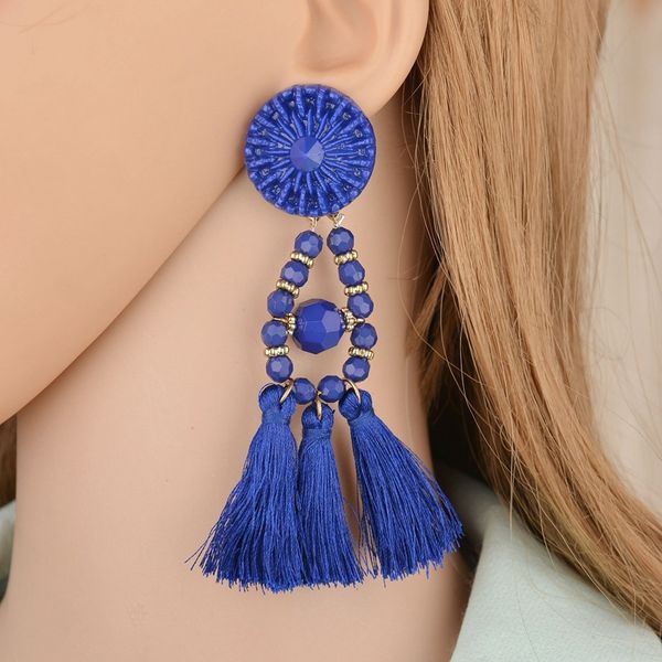 women's long earrings hanging drops tassels earring for women ethnic statement stud earring with stone e1540, Golden
women's long earrings hanging drops tassels earring for women ethnic statement stud earring with stone e1540, Golden