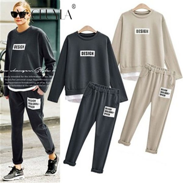 voobuyla plus size xl-5xl autumn winter women tracksuit jogging suits sport suits o neck running sets long sleeve t-shirt+pants, Black;blue
voobuyla plus size xl-5xl autumn winter women tracksuit jogging suits sport suits o neck running sets long sleeve t-shirt+pants, Black;blue