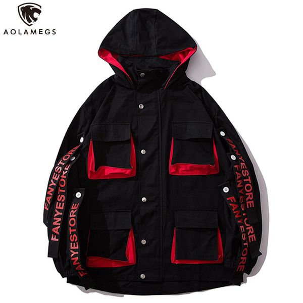 aolamegs jackets men multi-pocket tracksuit patchwork color hip hop style lover high street advanced casual streetwear autumn, Black;brown
aolamegs jackets men multi-pocket tracksuit patchwork color hip hop style lover high street advanced casual streetwear autumn, Black;brown