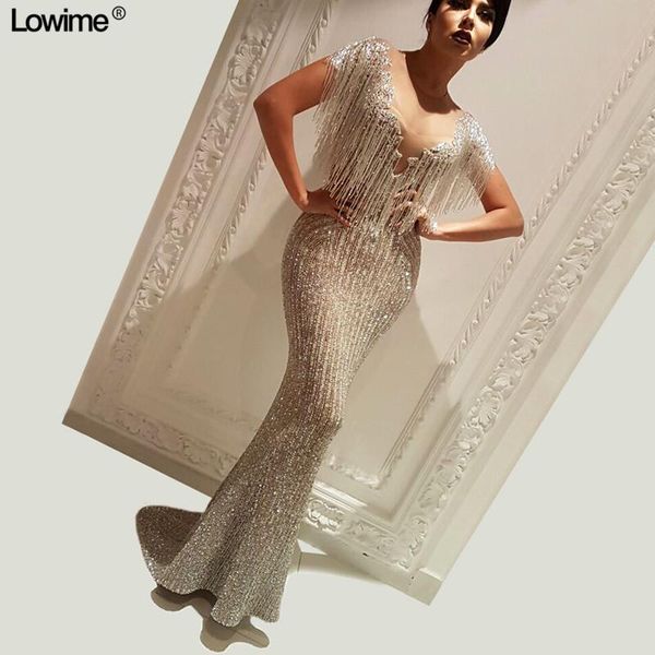 sparkly sequined beaded mermaid evening dresses with tassels champagne arabic prom gown plus size formal party dresses, Black;red
sparkly sequined beaded mermaid evening dresses with tassels champagne arabic prom gown plus size formal party dresses, Black;red