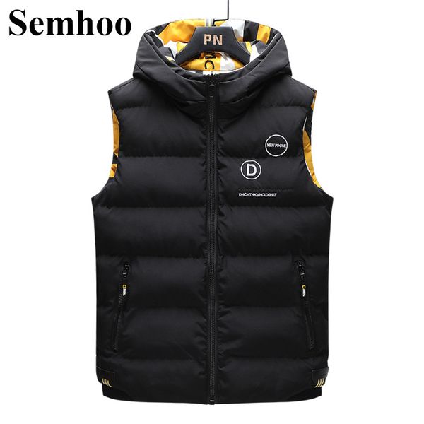 2019 winter new men warm thicken vest both-sides wear mens vest casual hooded loose embroidery fashion wild plus size waistcoat, Black;white
2019 winter new men warm thicken vest both-sides wear mens vest casual hooded loose embroidery fashion wild plus size waistcoat, Black;white