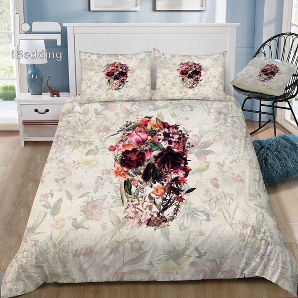 gulec new skull 3d bedding set printed duvet cover set  king twin size 
gulec new skull 3d bedding set printed duvet cover set  king twin size