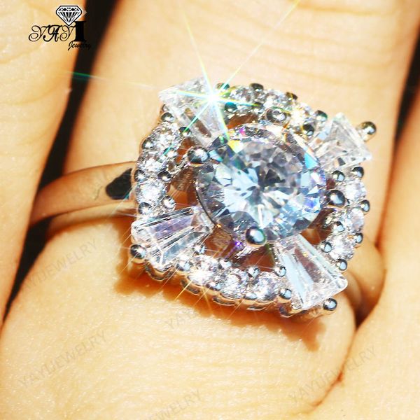 yayi jewelry fashion princess cut 4.7ct white zircon silver color engagement rings wedding lover rings party 1193, Slivery;golden
yayi jewelry fashion princess cut 4.7ct white zircon silver color engagement rings wedding lover rings party 1193, Slivery;golden