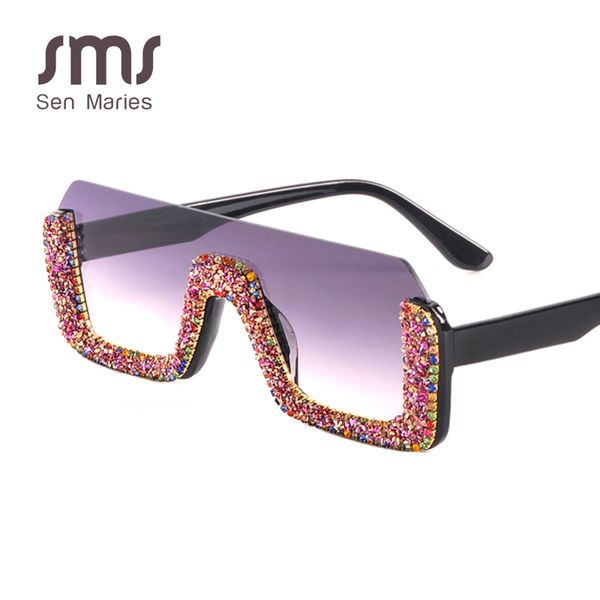 luxury crystal square sunglasses women brand designer half frame oversized rhinestone sunglasses men eyeglasses for female uv400, White;black
luxury crystal square sunglasses women brand designer half frame oversized rhinestone sunglasses men eyeglasses for female uv400, White;black