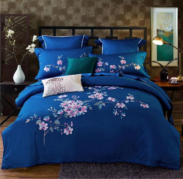 chinese style bedding set egyptian cotton 4pcs blue flower embroidery duvet cover bed sheet linen pillow cases king size
chinese style bedding set egyptian cotton 4pcs blue flower embroidery duvet cover bed sheet linen pillow cases king size