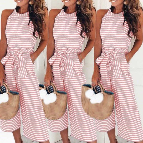 womens jumpsuit sleeveless strap jumpsuit rompers summer pocket playsuit casual overalls for women, Black;white
womens jumpsuit sleeveless strap jumpsuit rompers summer pocket playsuit casual overalls for women, Black;white