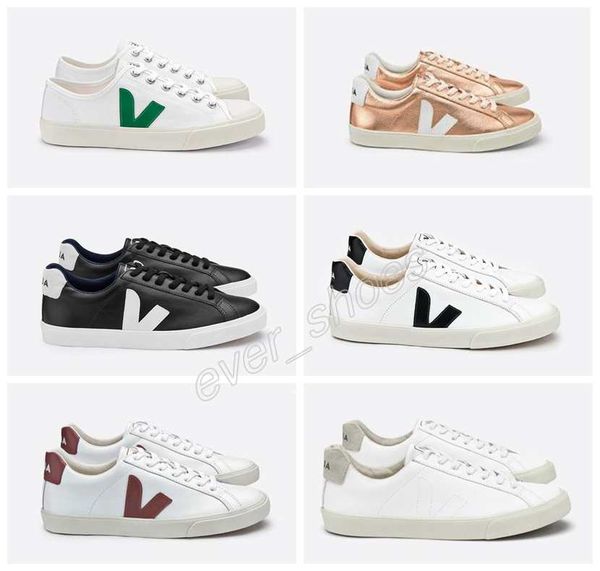 

2019 new veja esplar extra sneakers leather casual v fashion shoes mens women luxury superstar white designer chaussures sports trainers