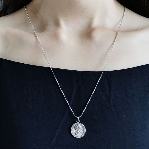 louleur 925 sterling silver vintage do old dollar portrait coin necklace simple fashion graphics pendants necklace for women
louleur 925 sterling silver vintage do old dollar portrait coin necklace simple fashion graphics pendants necklace for women
