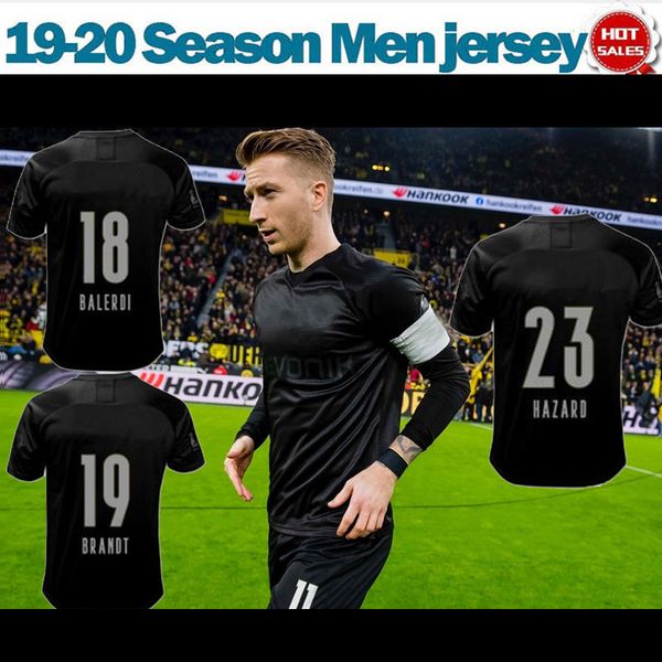 dort 110th anniversary blackout soccer jerseys 19/20 #11 reus #7 sancho #9 paco alcacer soccer shirts short sleeve football uniforms on sale, Black;yellow
dort 110th anniversary blackout soccer jerseys 19/20 #11 reus #7 sancho #9 paco alcacer soccer shirts short sleeve football uniforms on sale, Black;yellow