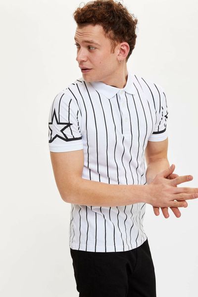 defacto man summer white polo shirt men red collar short sleeve polo shirts male casual black striped polo shirts-l6487az19sm, White;black
defacto man summer white polo shirt men red collar short sleeve polo shirts male casual black striped polo shirts-l6487az19sm, White;black