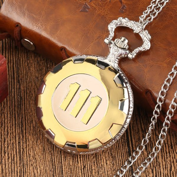 fallout 4 vault 111 electronic game watch retro fashion black gold quartz pocket watch men women necklace chain pendant gifts, Slivery;golden
fallout 4 vault 111 electronic game watch retro fashion black gold quartz pocket watch men women necklace chain pendant gifts, Slivery;golden