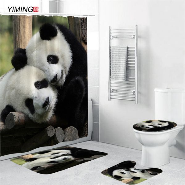 yiming panda 3d напечатанного набор ванной занавеска противоскользящего коврик туалетной крышка колодки против милдью ванной комнаты не скол
yiming panda 3d напечатанного набор ванной занавеска противоскользящего коврик туалетной крышка колодки против милдью ванной комнаты не скол