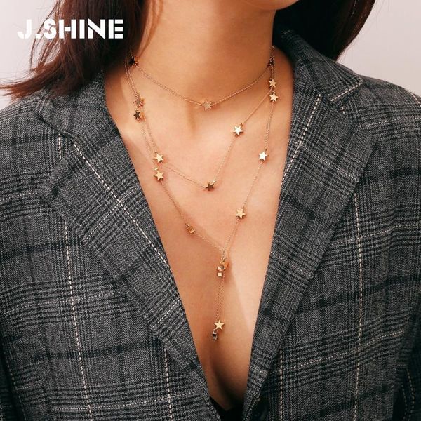 jshine two-tones chic multi-layer starry twinkle choker necklace for women punk choker necklace collar fashion jewelry, Silver
jshine two-tones chic multi-layer starry twinkle choker necklace for women punk choker necklace collar fashion jewelry, Silver