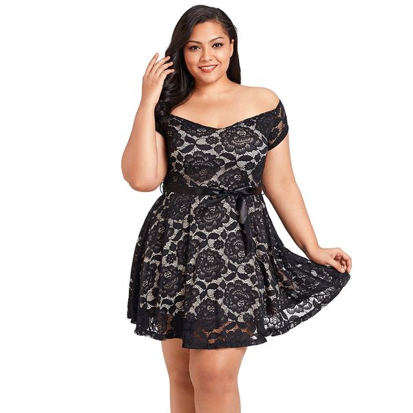 slash neck lace dress for women a-line women dresses lace summer clothes for, Black;gray
slash neck lace dress for women a-line women dresses lace summer clothes for, Black;gray