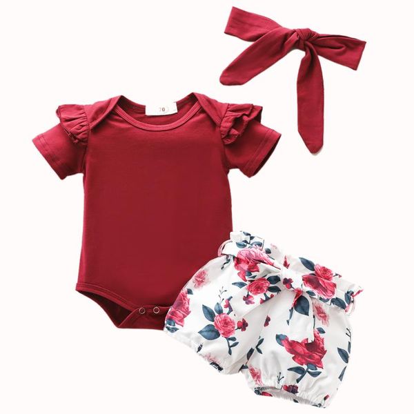 clothing sets 3pcs born infant baby girls clothes set cotton short sleeve bodysuit + floral bow pants with headband toddler outfits, White
clothing sets 3pcs born infant baby girls clothes set cotton short sleeve bodysuit + floral bow pants with headband toddler outfits, White