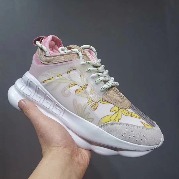 New Fashion CHAIN REACTION sneakers for man women real leather designer running shoes luxury casual dress shoes big size 12
New Fashion CHAIN REACTION sneakers for man women real leather designer running shoes luxury casual dress shoes big size 12