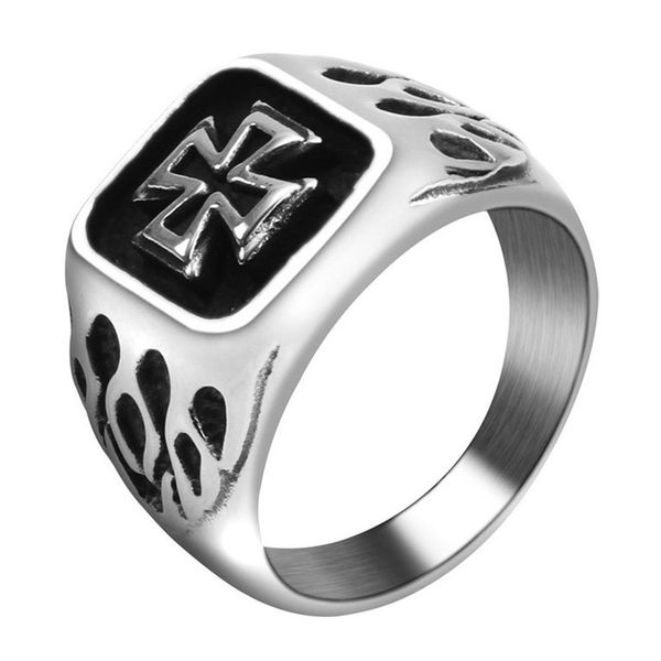 bossy men's ring 316l stainless steel ring cross punk, Golden;silver
bossy men's ring 316l stainless steel ring cross punk, Golden;silver