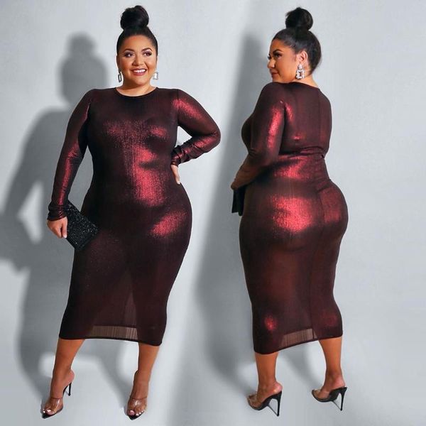 casual dresses plus size big 5xl woman dress elegant long sleeve bodycon ladies work office retro club vestidos 2021, Black;gray
casual dresses plus size big 5xl woman dress elegant long sleeve bodycon ladies work office retro club vestidos 2021, Black;gray