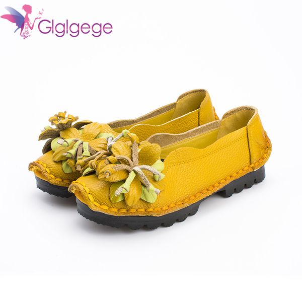 glglge 2019 spring women genuine leather ballet flats shoes round toe slip on flats female flower loafers ballerina shoes, Black
glglge 2019 spring women genuine leather ballet flats shoes round toe slip on flats female flower loafers ballerina shoes, Black