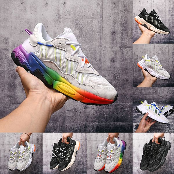2019 Wave Runner 500 V2 New Ozweego Running Shoes Mens Women's Fashion Black White Rainbow Kanye West Designer Shoes Trainers Size 36-45
2019 Wave Runner 500 V2 New Ozweego Running Shoes Mens Women's Fashion Black White Rainbow Kanye West Designer Shoes Trainers Size 36-45