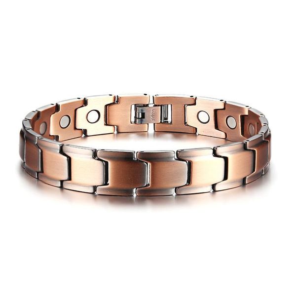 casual men bracelet magnetic therapy bangle copper energy power male jewelry, Golden;silver
casual men bracelet magnetic therapy bangle copper energy power male jewelry, Golden;silver