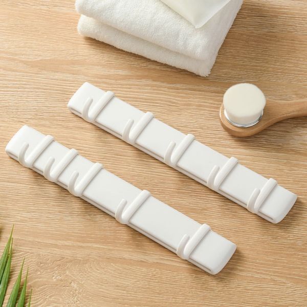 five-connected hook without trace adhesive hook punching wall hanging wall bathroom
five-connected hook without trace adhesive hook punching wall hanging wall bathroom