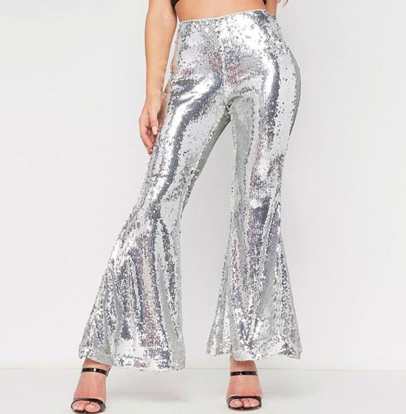 2020 wide leg low waist women party sequins pants vintage night club queen bottom slim women flare pant long elegant trousers, Black;white
2020 wide leg low waist women party sequins pants vintage night club queen bottom slim women flare pant long elegant trousers, Black;white