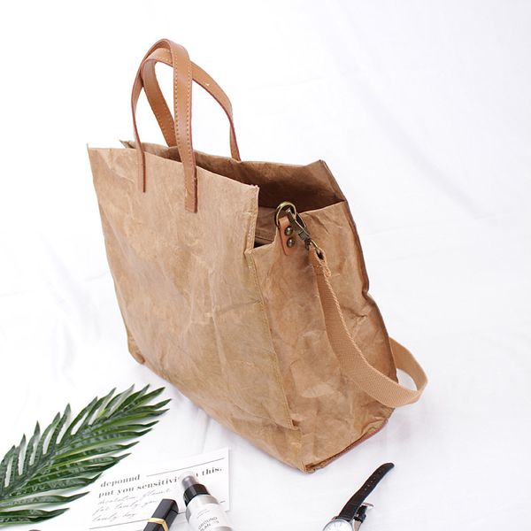 new 2020 waterproof kraft simple handbag ins shoulder bag large capacity women recommended personality special material
new 2020 waterproof kraft simple handbag ins shoulder bag large capacity women recommended personality special material