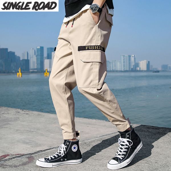 singleroad men side pockets cargo joggers harem hip hop multi-pocket trouser streetwear sweatpants fashion casual pants men, Black
singleroad men side pockets cargo joggers harem hip hop multi-pocket trouser streetwear sweatpants fashion casual pants men, Black
