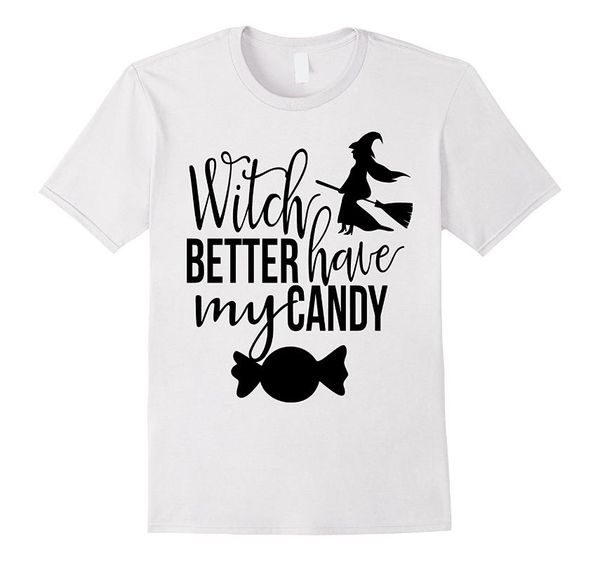 witch better have my candy t shirt for halloween printed t-shirt men's short sleeve o-neck t-shirts summer stree twear, White;black
witch better have my candy t shirt for halloween printed t-shirt men's short sleeve o-neck t-shirts summer stree twear, White;black