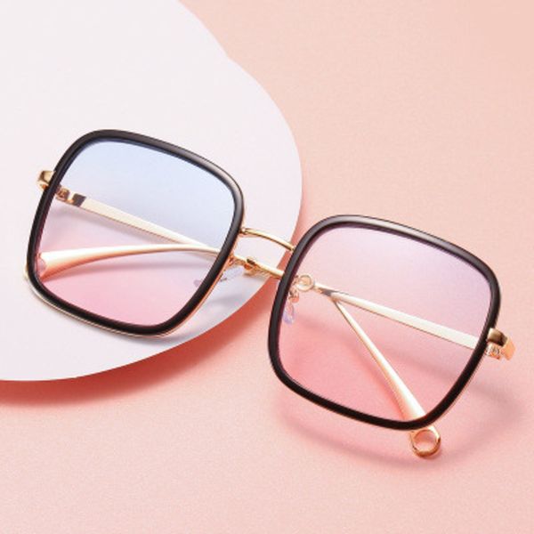 retro square anti-blue glasses women 2020 clear lens glasses men oversized transparent eyewear frame vintage alloy eyeglasses, White;black
retro square anti-blue glasses women 2020 clear lens glasses men oversized transparent eyewear frame vintage alloy eyeglasses, White;black