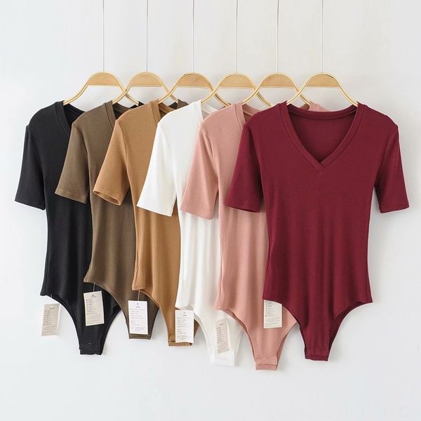 19 women's rebar cotton slim bag chest v-neck half sleeve one-piece t-shirt bottoming leggings leggings pants top, White
19 women's rebar cotton slim bag chest v-neck half sleeve one-piece t-shirt bottoming leggings leggings pants top, White