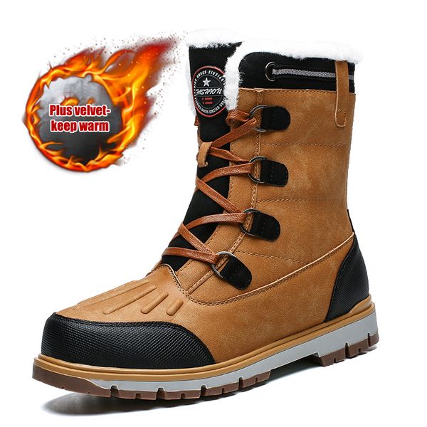 2020 winter with fur snow boots for men sneakers ankle -30 degree celsius warm boots casual quality waterproof male shoes, Black
2020 winter with fur snow boots for men sneakers ankle -30 degree celsius warm boots casual quality waterproof male shoes, Black