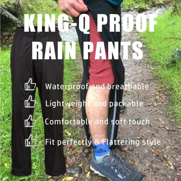 outdoor men's technical lightweight packable rain pants waterproof breathable full long zipper dry trousers rain wear, Black;green
outdoor men's technical lightweight packable rain pants waterproof breathable full long zipper dry trousers rain wear, Black;green