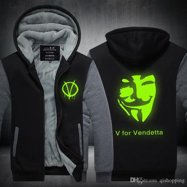 v for vendetta hoodie luminous thicken fleece jacket cotton coat cashmere hoodie zipper jacket pullover hoodie super warm coat us eu size, Blue;black
v for vendetta hoodie luminous thicken fleece jacket cotton coat cashmere hoodie zipper jacket pullover hoodie super warm coat us eu size, Blue;black