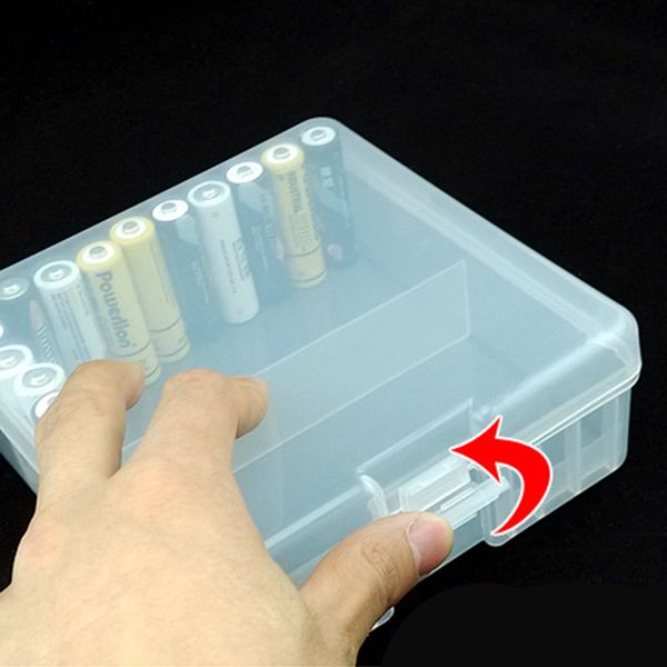100pcs plastic aa cell battery storage case holder organizer box clear
100pcs plastic aa cell battery storage case holder organizer box clear