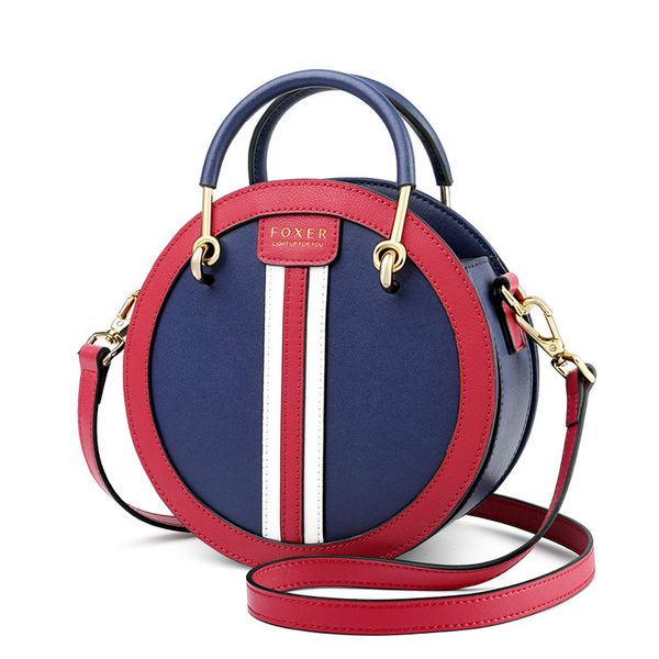 2020 noble women split genuine leather style round crossbody bag shoulder bag female small england style circular handbag 
2020 noble women split genuine leather style round crossbody bag shoulder bag female small england style circular handbag
