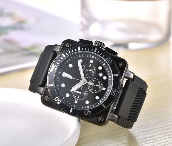 wholesale mens fashion watch square design all dial work chronograph quartz movement rubber strap 45mm male sport wristwatch gift clock, Slivery;brown
wholesale mens fashion watch square design all dial work chronograph quartz movement rubber strap 45mm male sport wristwatch gift clock, Slivery;brown