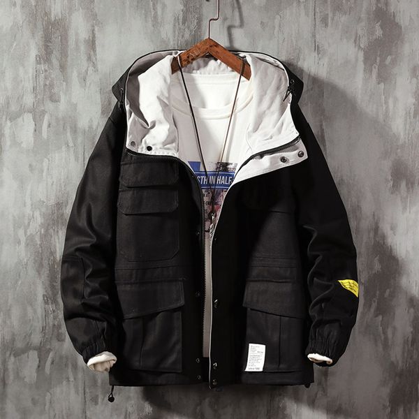autumn winter men windbreaker jacket coat hooded pure-color cap coat sportswear tracksuit mens bomber jacket outwear 2019, Black;brown
autumn winter men windbreaker jacket coat hooded pure-color cap coat sportswear tracksuit mens bomber jacket outwear 2019, Black;brown